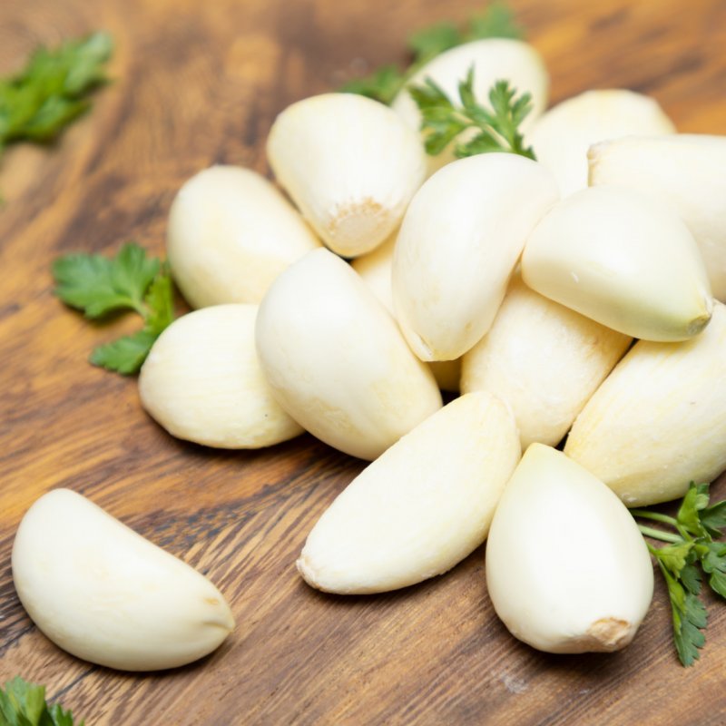 Geschälter Knoblauch
